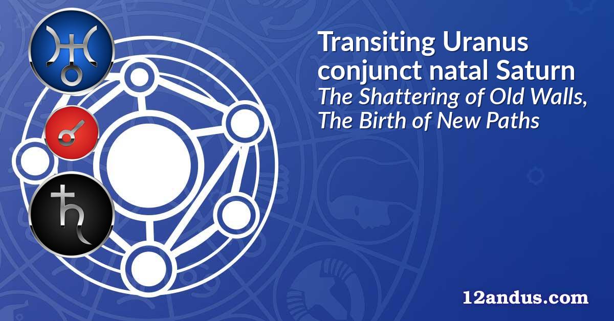 Transiting Uranus conjunct natal Saturn