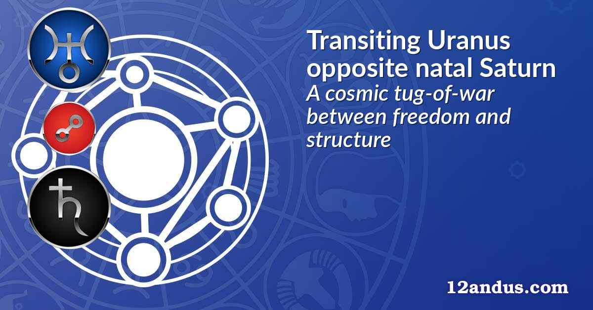 Transiting Uranus opposite natal Saturn
