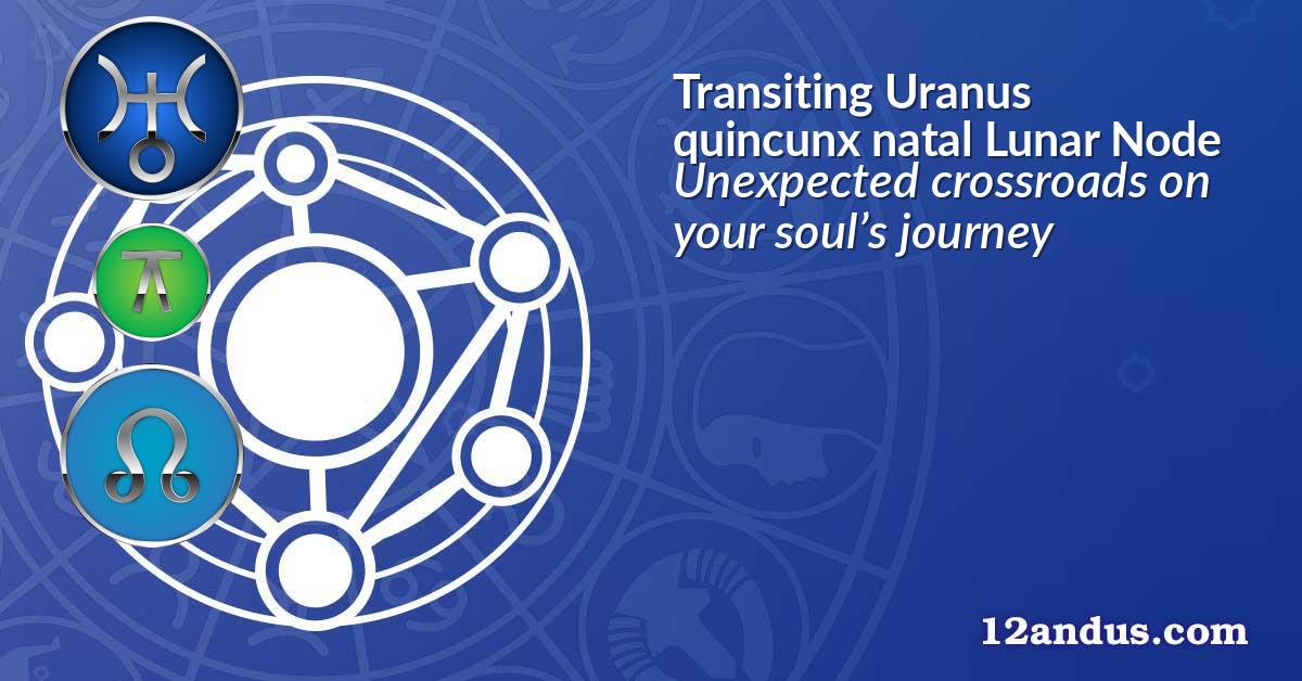Transiting Uranus quincunx natal Lunar Node