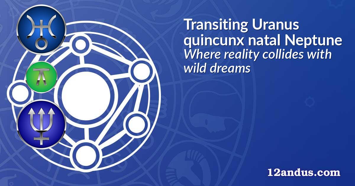 Transiting Uranus quincunx natal Neptune
