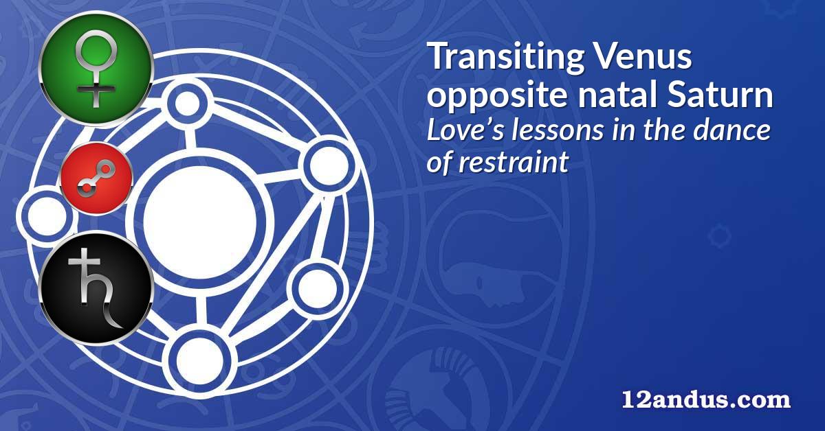 Transiting Venus opposite natal Saturn