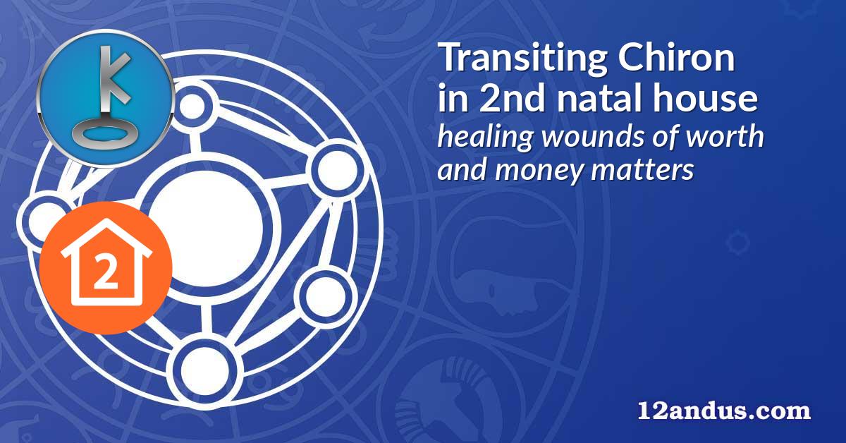 Transiting Chiron in the 2nd natal house