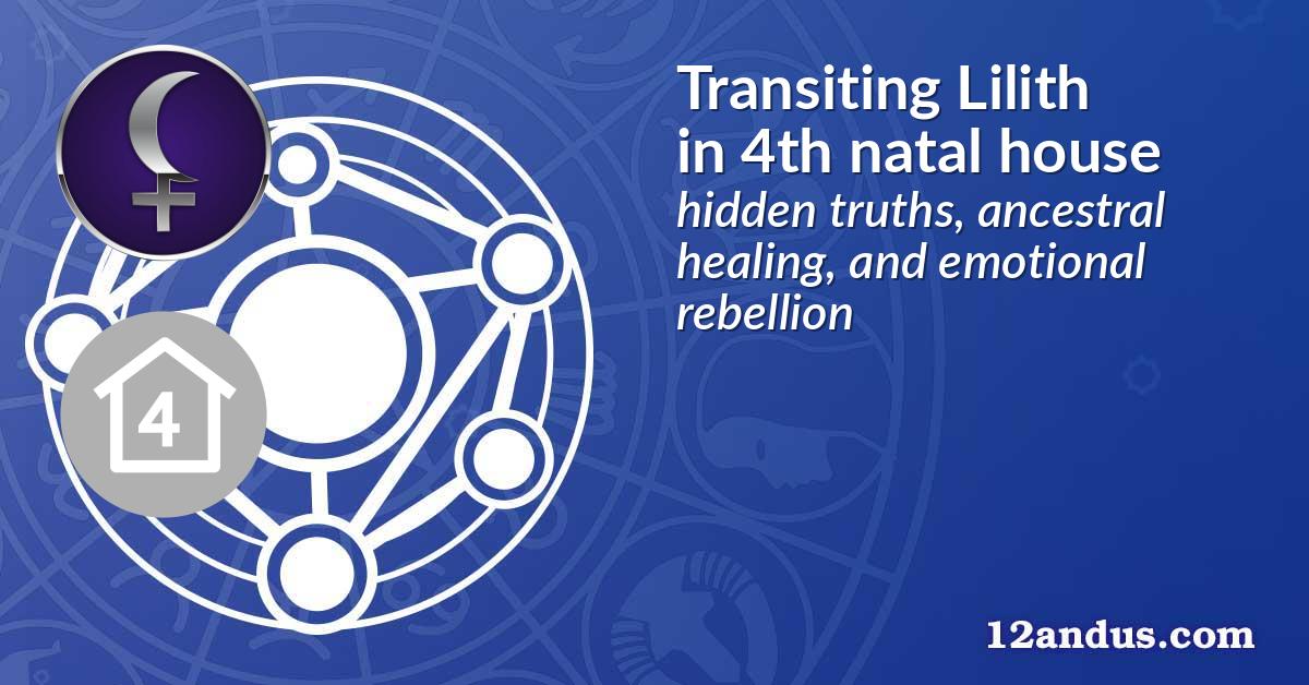 Transiting Lilith in the 4th natal house
