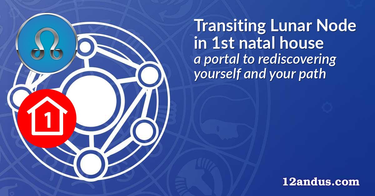 Transiting Lunar Node in the 1st natal house