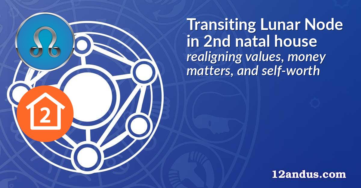Transiting Lunar Node in the 2nd natal house