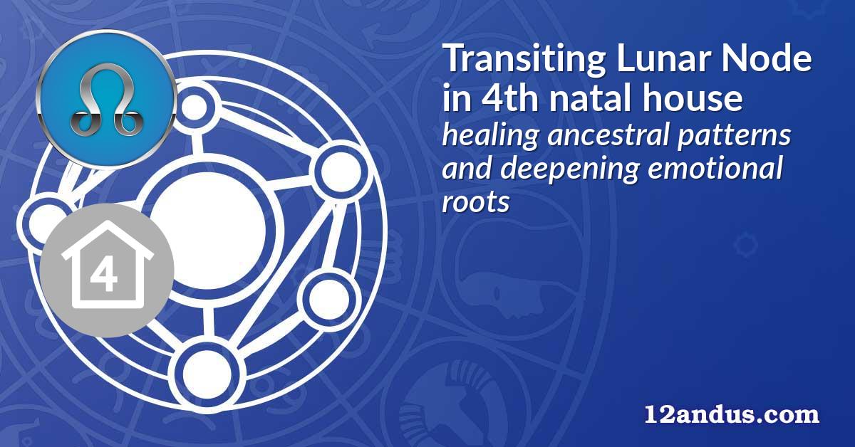 Transiting Lunar Node in the 4th natal house