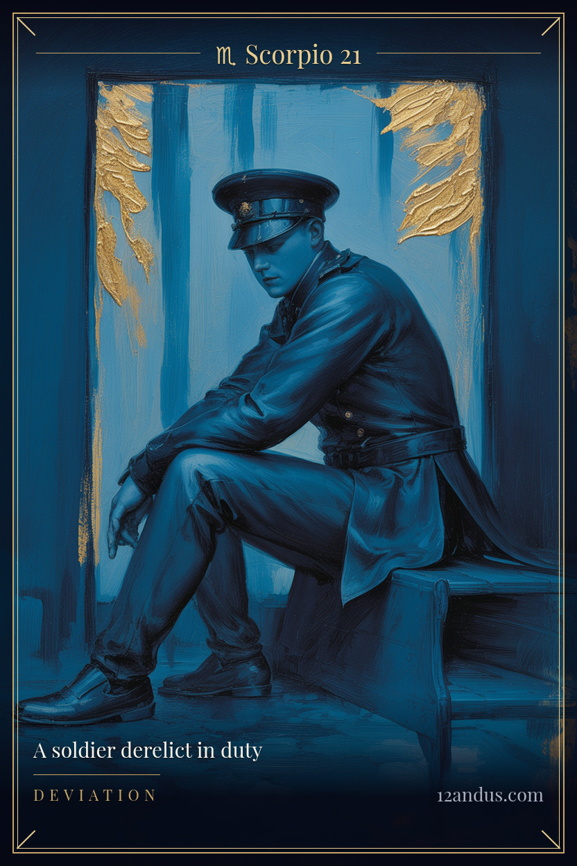 Mercury: Scorpio 21 — A soldier derelict in duty